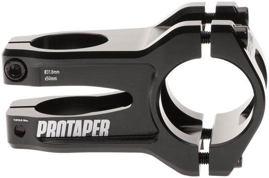 ProTaper Vice Trail Stem - 50mm, 31.8mm Clamp, +/-0, 1 1/8", Aluminum, Black
