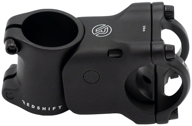 Load image into Gallery viewer, Redshift Sports ShockStop Stem - 55mm, 31.8 Clamp, +/-6, 1 1/8", Aluminum, Black

