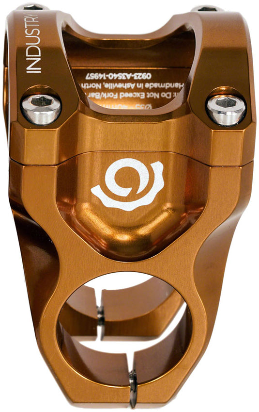 Industry Nine A35 Stem - 50mm, 35mm Clamp, +/-6, 1 1/8", Aluminum, Bronze