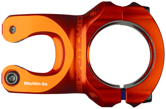RaceFace Turbine R 35 Stem - 50mm, 35mm Clamp, +/-0, 1 1/8", Orange