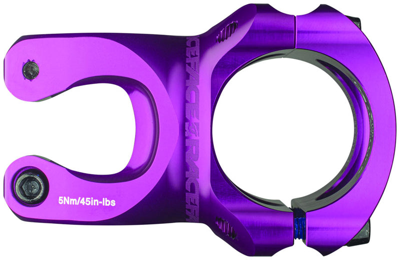 Load image into Gallery viewer, RaceFace Turbine R 35 Stem - 50mm, 35mm Clamp, +/-0, 1 1/8", Purple
