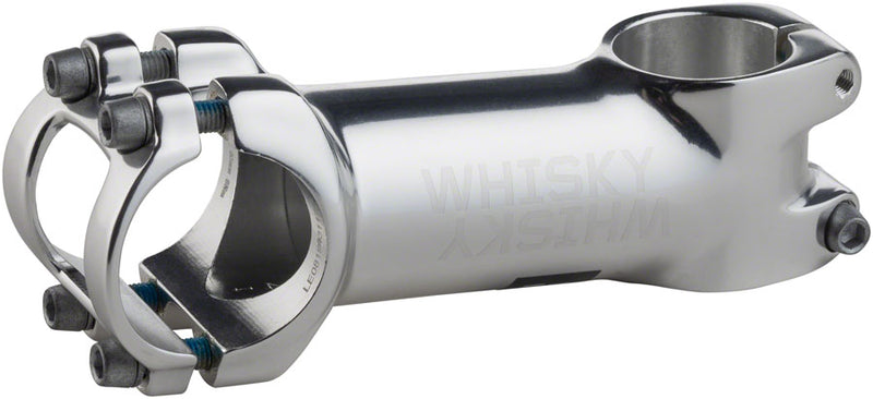 Load image into Gallery viewer, WHISKY No.7 Stem 90mm Clamp 31.8mm +/-6 Degree Silver Aluminum Mountain Bike
