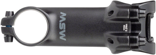 MSW 17 Stem Length 90mm Clamp 31.8mm +/-17 Steerer 1 1/8 in Black Aluminum MTB