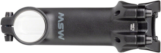 MSW 17 Stem Length 100mm Clamp 31.8mm +/-17 Deg 1 1/8 in Black Aluminum MTB