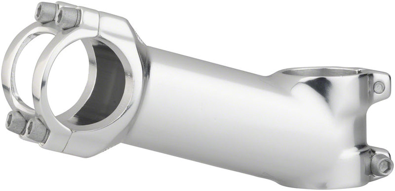Load image into Gallery viewer, MSW 17 Stem Length 100mm Clamp 31.8mm +/-17 Deg 1 1/8 in Silver Aluminum MTB
