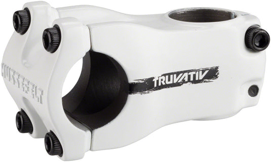 TruVativ Hussefelt Stem 60mm Clamp 31.8mm +/-0 Deg 1 1/8 in White Aluminum MTB