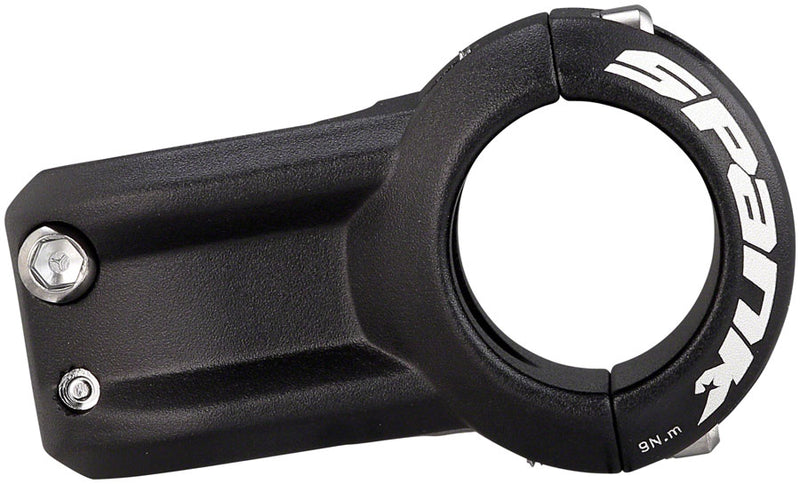 Load image into Gallery viewer, Spank Spoon 2 Stem 40mm Length 31.8 Clamp +/-0 Rise Blk Aluminum Mountain Bike

