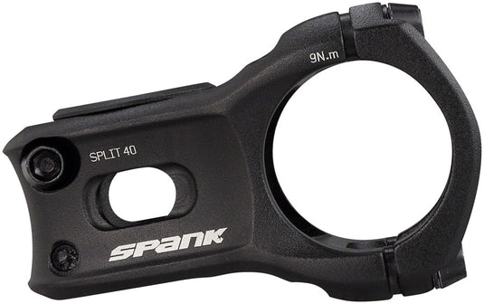 Spank Split 35 Stem Length 40mm Bar Clamp 35mm +/-0 Rise Black Aluminum Mountain
