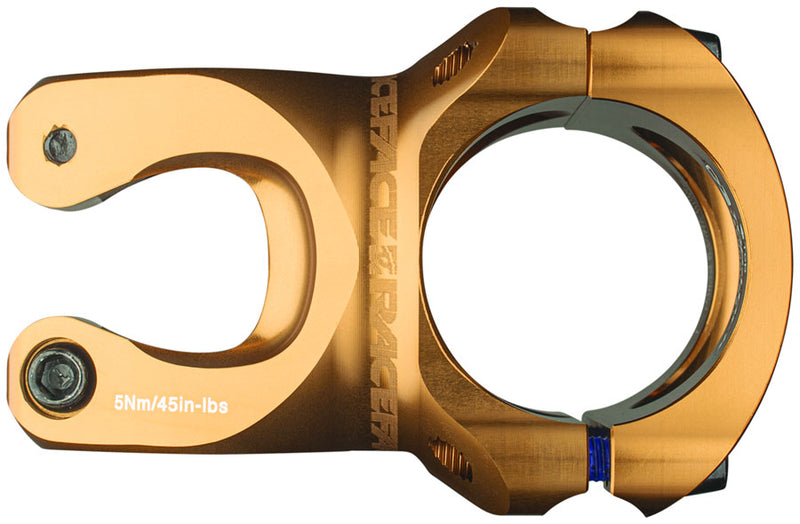 Load image into Gallery viewer, RaceFace Turbine R 35 Stem Length 40mm Clamp 35mm +/-0 1 1/8 in Gold Aluminum
