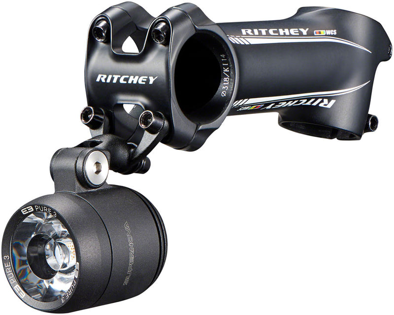 Load image into Gallery viewer, Ritchey Universal Stem Face Plate Accessory Mount Supernova Black With Hardware

