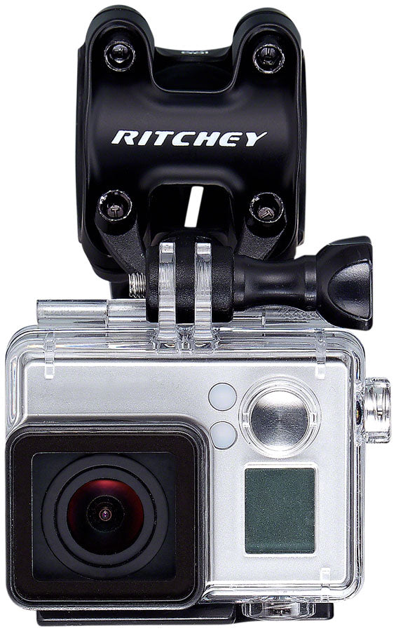 Load image into Gallery viewer, Ritchey Universal Aluminum Stem Face Plate Accessory Mount For GoPros Black
