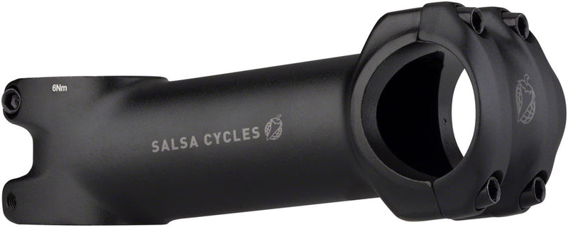 Load image into Gallery viewer, Salsa Guide Stem Length 100mm Clamp 31.8mm +/-6 Steerer 1 1/8 in Black Aluminum

