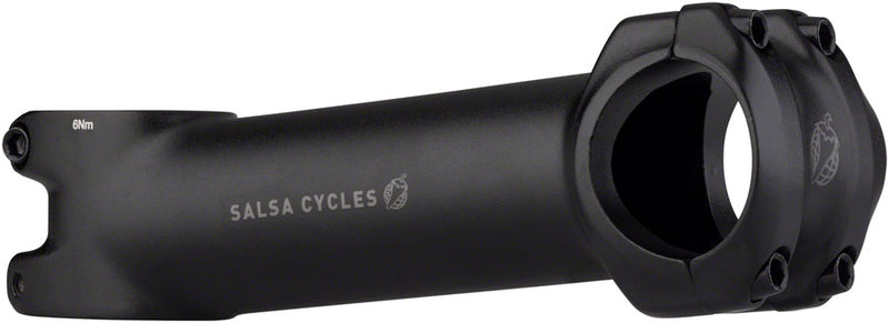 Load image into Gallery viewer, Salsa Guide Stem Length 120mm Clamp 31.8mm +/-6 Steerer 1 1/8 in Black Aluminum
