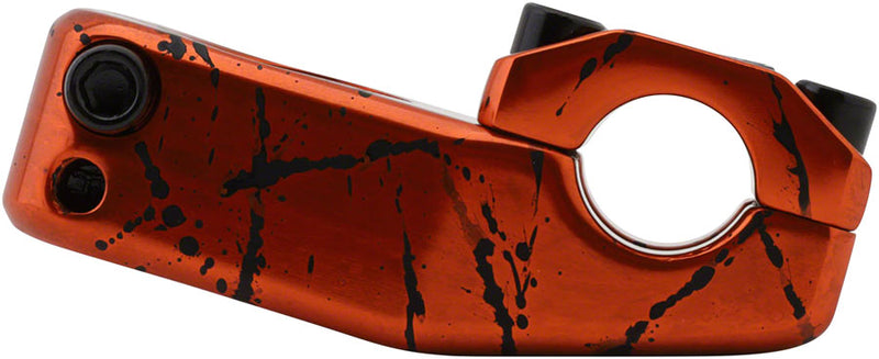 Load image into Gallery viewer, Stolen Slab BMX Stem - Top Load, Orange Splatter
