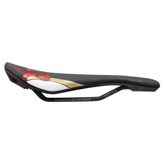Spank Oozy 220 Saddle, Rainier Beer LTD, Black NLA