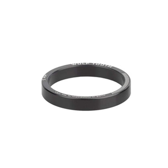 Pack of 2 Wolf Tooth Precision Headset Spacers 5mm Black