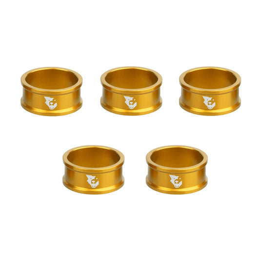 Wolf Tooth Headset Spacer 5 Pack, 5mm, Orange Offered In Multiple Sizes