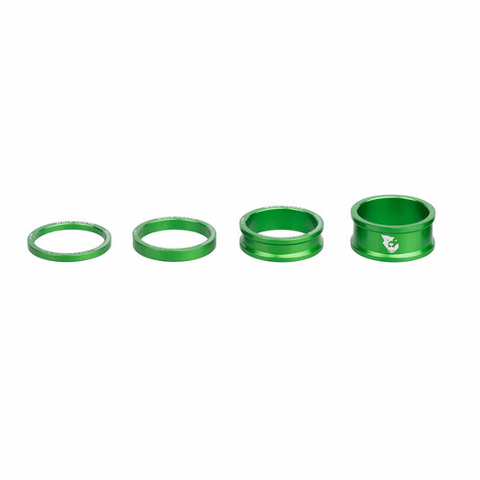 Wolf Tooth Headset Spacer Kit 3, 5,10, 15mm, Black