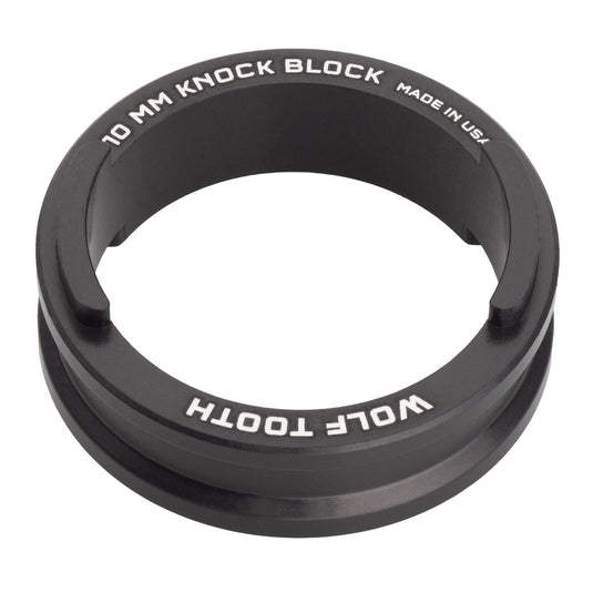Pack of 2 Wolf Tooth Headset Spacer Knock Block - 10mm, Black