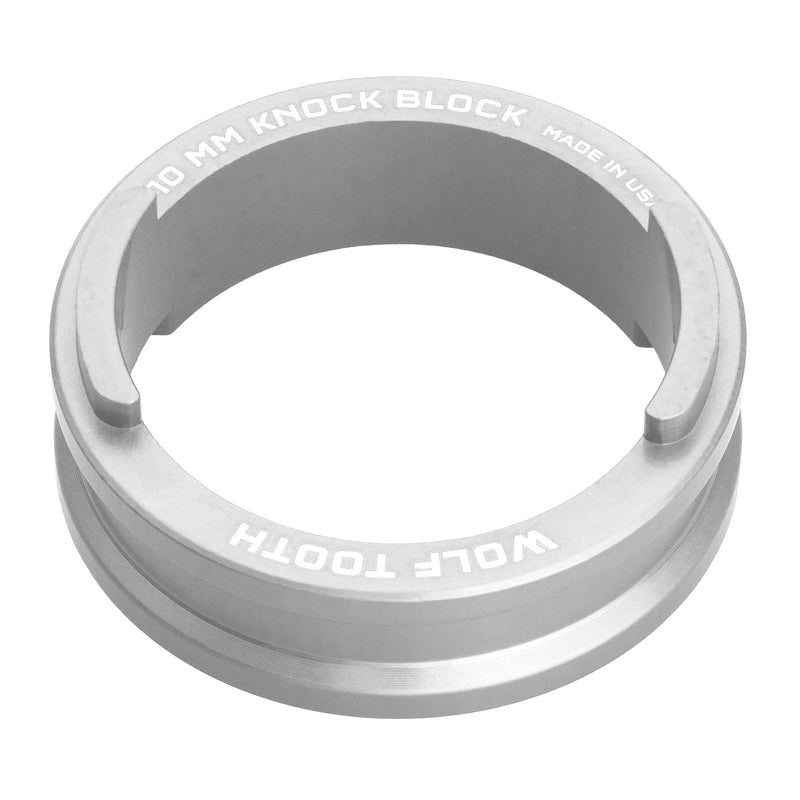 Load image into Gallery viewer, Pack of 2 Wolf Tooth Precision Headset Spacers for Trek Knock Block 10mm Nickel
