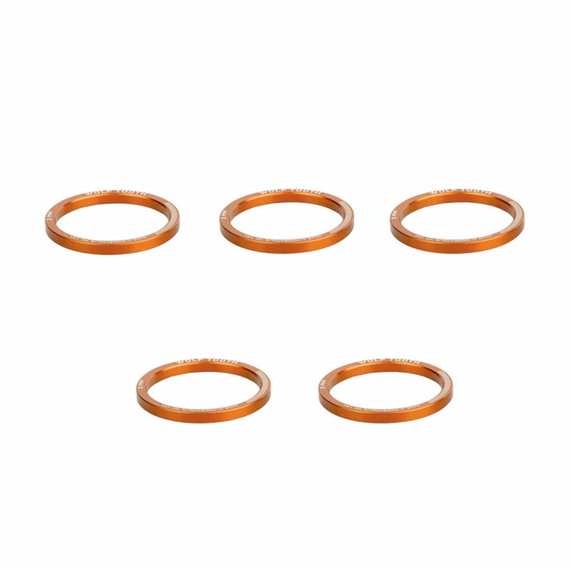 Load image into Gallery viewer, Pack of 2 Wolf Tooth Headset Spacer 5 Pack, 10mm, Orange
