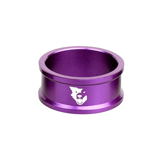 Pack of 2 Wolf Tooth Precision Headset Spacers 15mm Purple