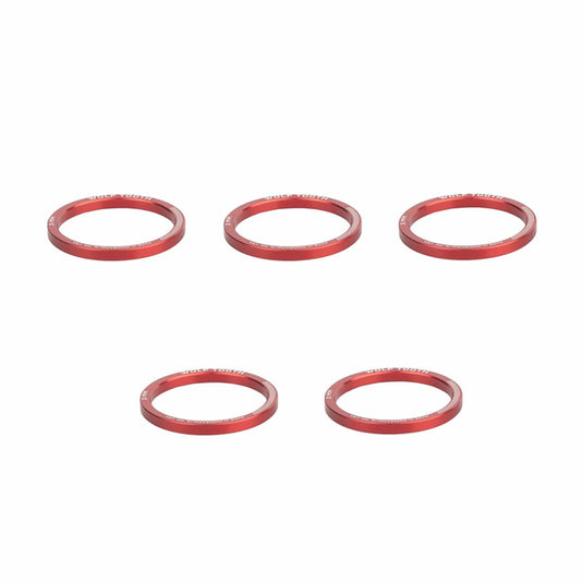 Wolf Tooth Headset Spacer 5 Pack, 3mm, Silver Offered In Multiple Sizes