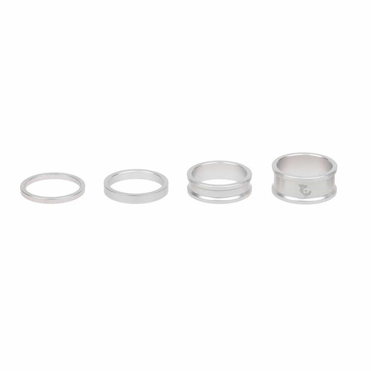 Wolf Tooth Precision Headset Spacers - 1 1/8 steerers, 3mm, 2g, Black