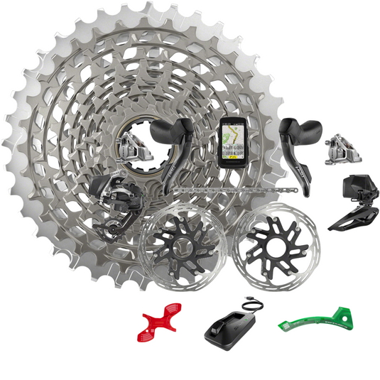 SRAM RED AXS 12-Speed Electronic Road Cycling Groupset & XG-1290 Cassette - Lightweight, Wireless, Performance-Driven Racing Components