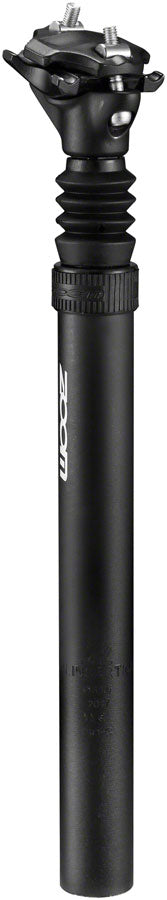 Zoom 15mm Offset Suspension Seatpost - 27.2 x 350mm, Anodized Black