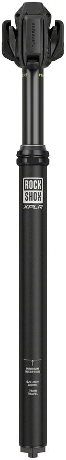 Load image into Gallery viewer, RockShox Reverb AXS XPLR Dropper Seatpost - 27.2mm, 50mm, 400, Black, A1
