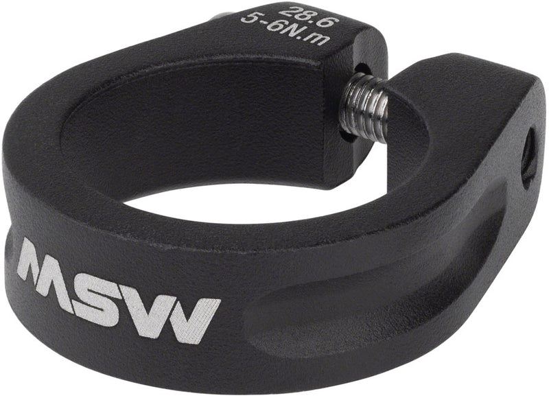 Load image into Gallery viewer, MSW Seatpost Clamp - 28.6mm, Black
