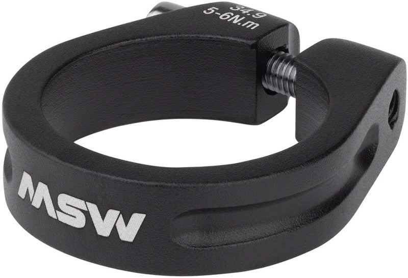 Load image into Gallery viewer, MSW Seatpost Clamp - 34.9mm, Black
