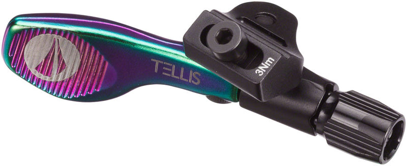 Load image into Gallery viewer, SDG Tellis Dropper Post Remote - Adjustable, Matchmaker, W/ Fuel Colorway Paddle
