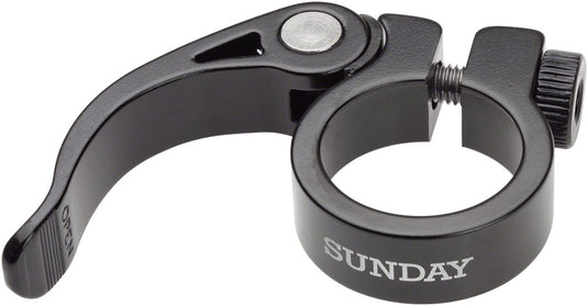 Sunday QR Seatpost Clamp - 28.6mm, QR, Black