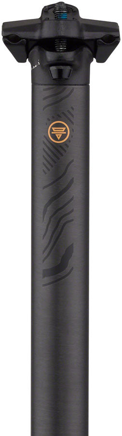 Teravail Stratum Carbon Seatpost - 30.9 x 400mm, 18mm Offset, Black