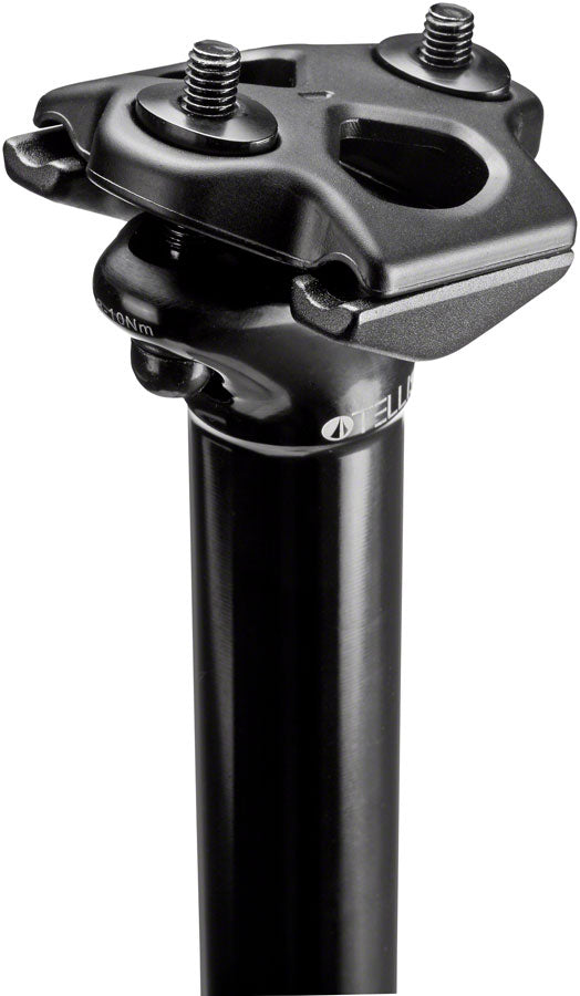 SDG Tellis Internal Routed, Adjustable Dropper Seatpost - 34.9mm, 125mm, Black