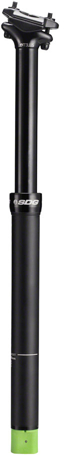 SDG Tellis Internal Routed, Adjustable Dropper Seatpost - 34.9mm, 125mm, Black