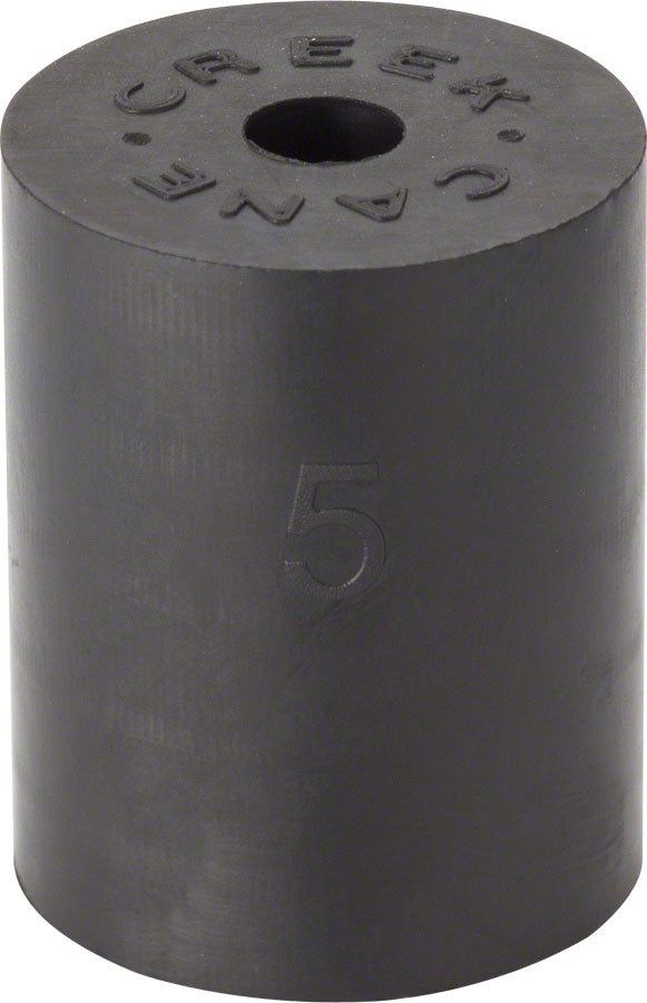 Load image into Gallery viewer, CaneCreek LT Elastomer Medium #5 Replacement Spacers for Thudbuster Suspension Seatposts, Black, Pack of 2
