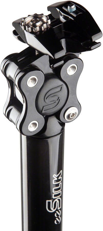 Cane Creek eeSilk Suspension Seatpost - Carbon, 31.6 x 350mm, 20mm Travel, Black