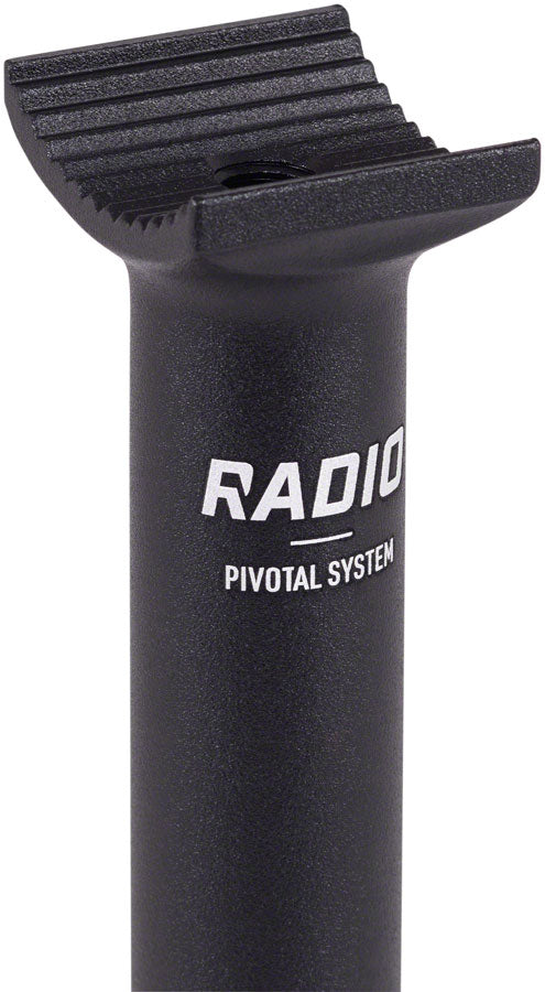 Load image into Gallery viewer, Radio Pivotal Seat Post - Alloy, 230mm, Black
