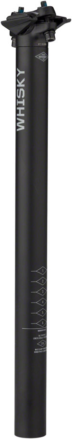 Load image into Gallery viewer, WHISKY No.7 Alloy Seatpost - 31.6 x 400mm, 0mm Offset, Matte Black
