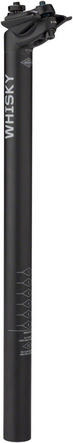 Load image into Gallery viewer, WHISKY No.7 Alloy Seatpost - 27.2 x 400mm, 18mm Offset, Matte Black
