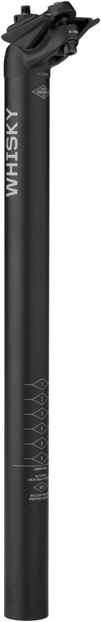 Load image into Gallery viewer, WHISKY No.7 Alloy Seatpost - 30.9 x 400mm, 18mm Offset, Matte Black
