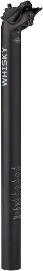 Load image into Gallery viewer, WHISKY No.7 Alloy Seatpost - 31.6 x 400mm, 18mm Offset, Matte Black
