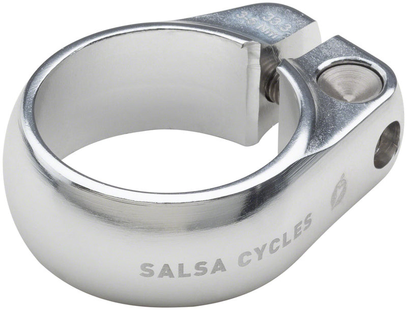 Load image into Gallery viewer, Salsa Lip-Lock Seat Collar 33.3mm Silver
