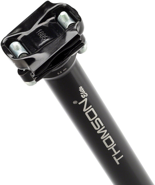 Thomson Elite Seatpost 31.6 x 410mm Standard Rail Clamp Style: Black