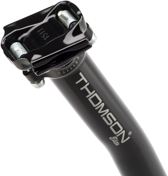 Thomson Elite Setback Seatpost, 31.6 x 410, Black