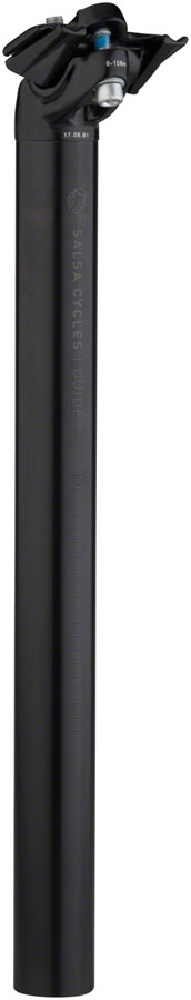 Load image into Gallery viewer, Salsa Guide Deluxe Seatpost, 31.6 x 400mm, 18mm Offset, Black
