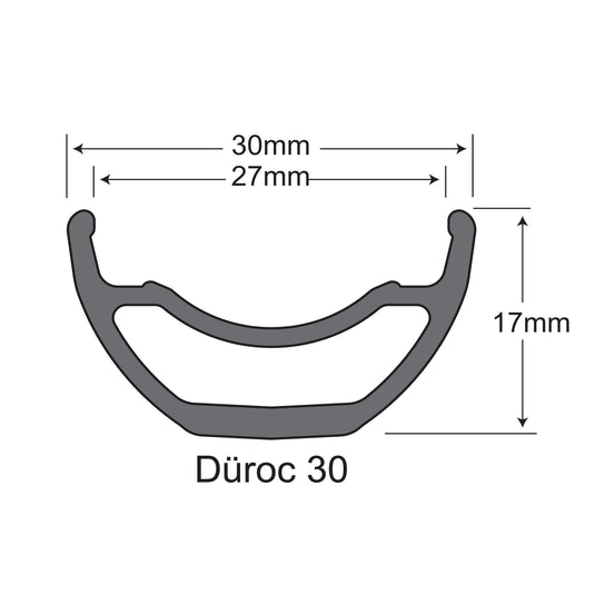 SunRingle Duroc 30 29" Rim, 32h - Black